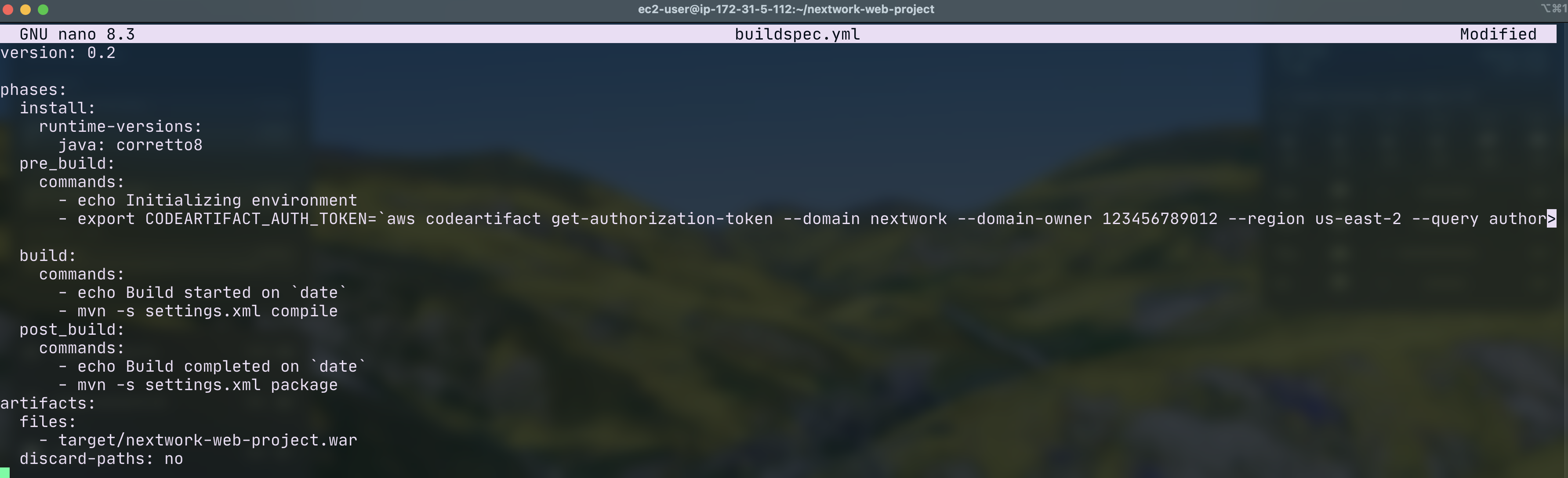 Continuous Integration with CodeBuild
