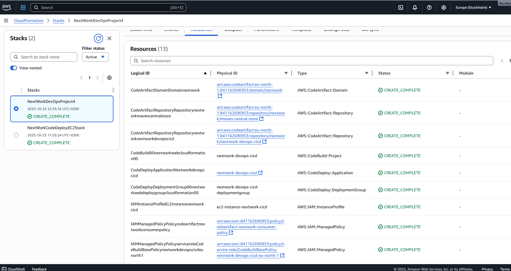 CloudFormation Infrastructure Architecture