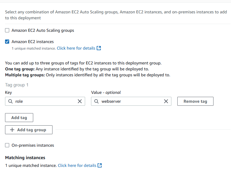 CodeDeploy Service Configuration