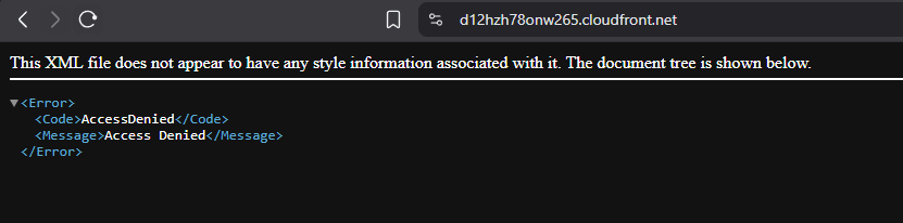 Origin Access Control Configuration