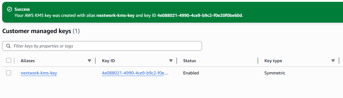 Encryption Key Architecture