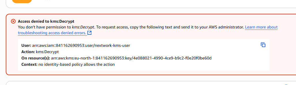 AWS KMS Encryption Architecture