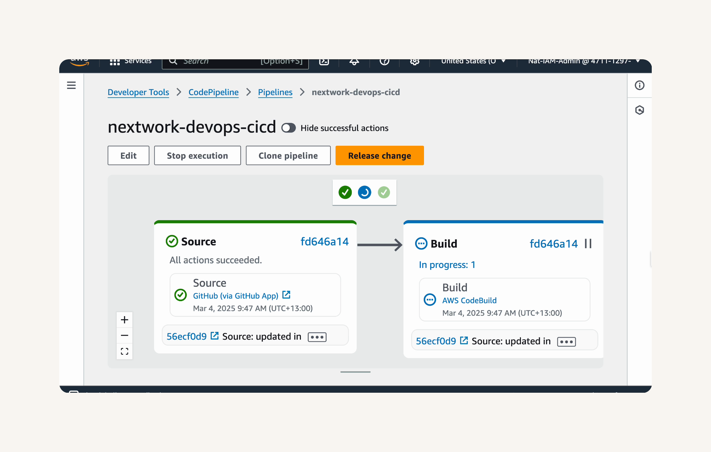 New pipeline execution started.